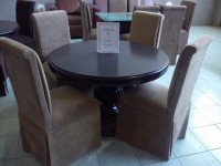 Comedor redondo de 4 sillas 